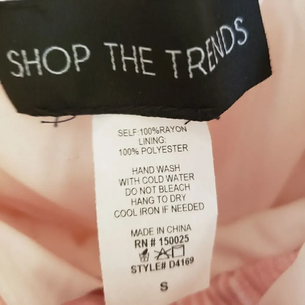 NWOT Shop The Trends Rayon High Low Wrap Dress - Picture 3 of 8